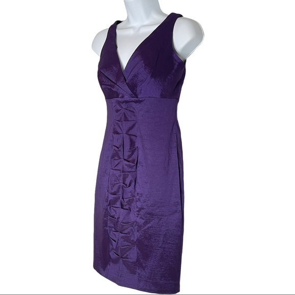 NWT Calvin Klein V Neck Cocktail Sheath Dress - Picture 5 of 14